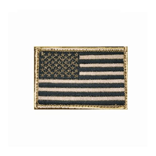 BLACKHAWK! Coyote American Flag Patch - Standard or Reversed - Flags